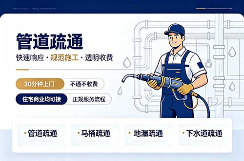 潜江管道疏通